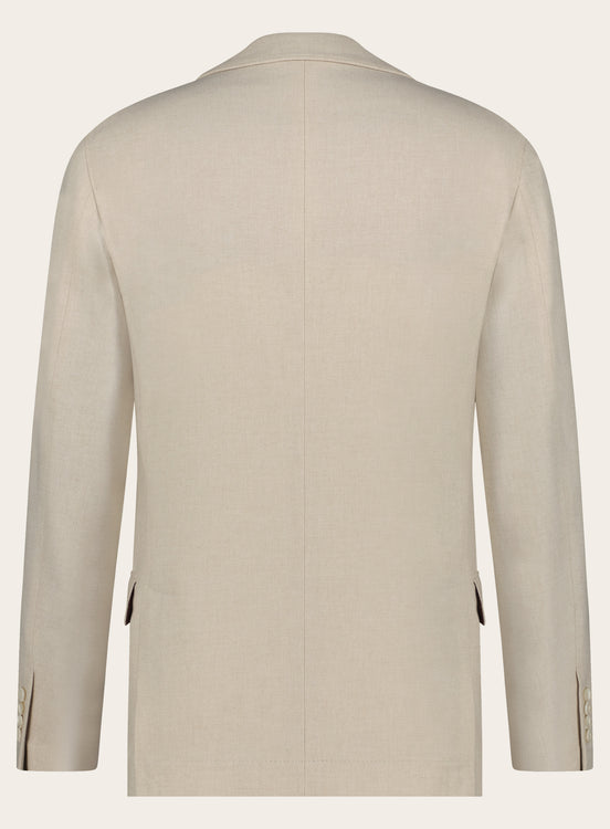 Slim-fit jasje van cashmere | Beige