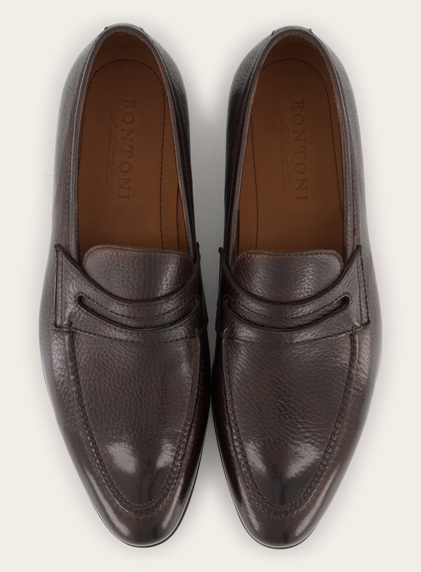 Lederen loafers | D.Bruin