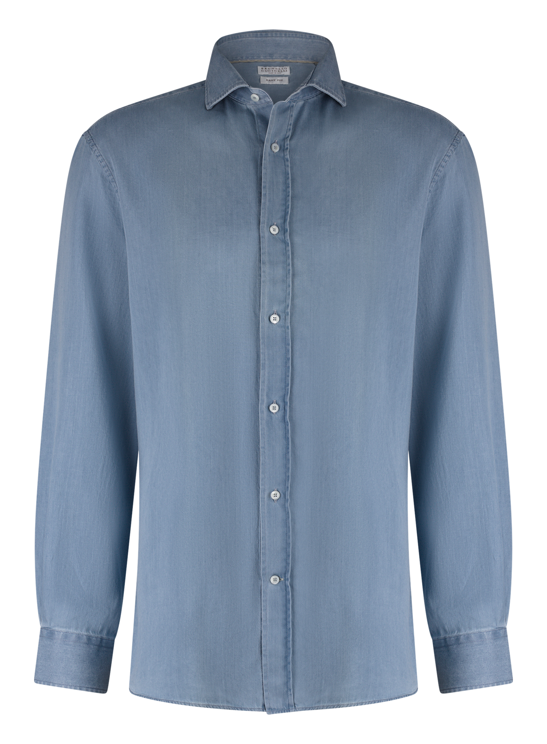 Shirt van katoen | LGHT BLUE DENIM
