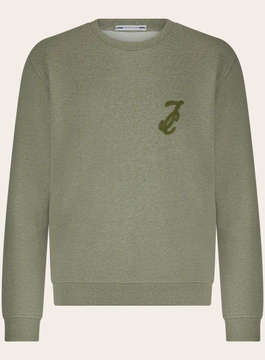 Sweater van Katoen | Groen