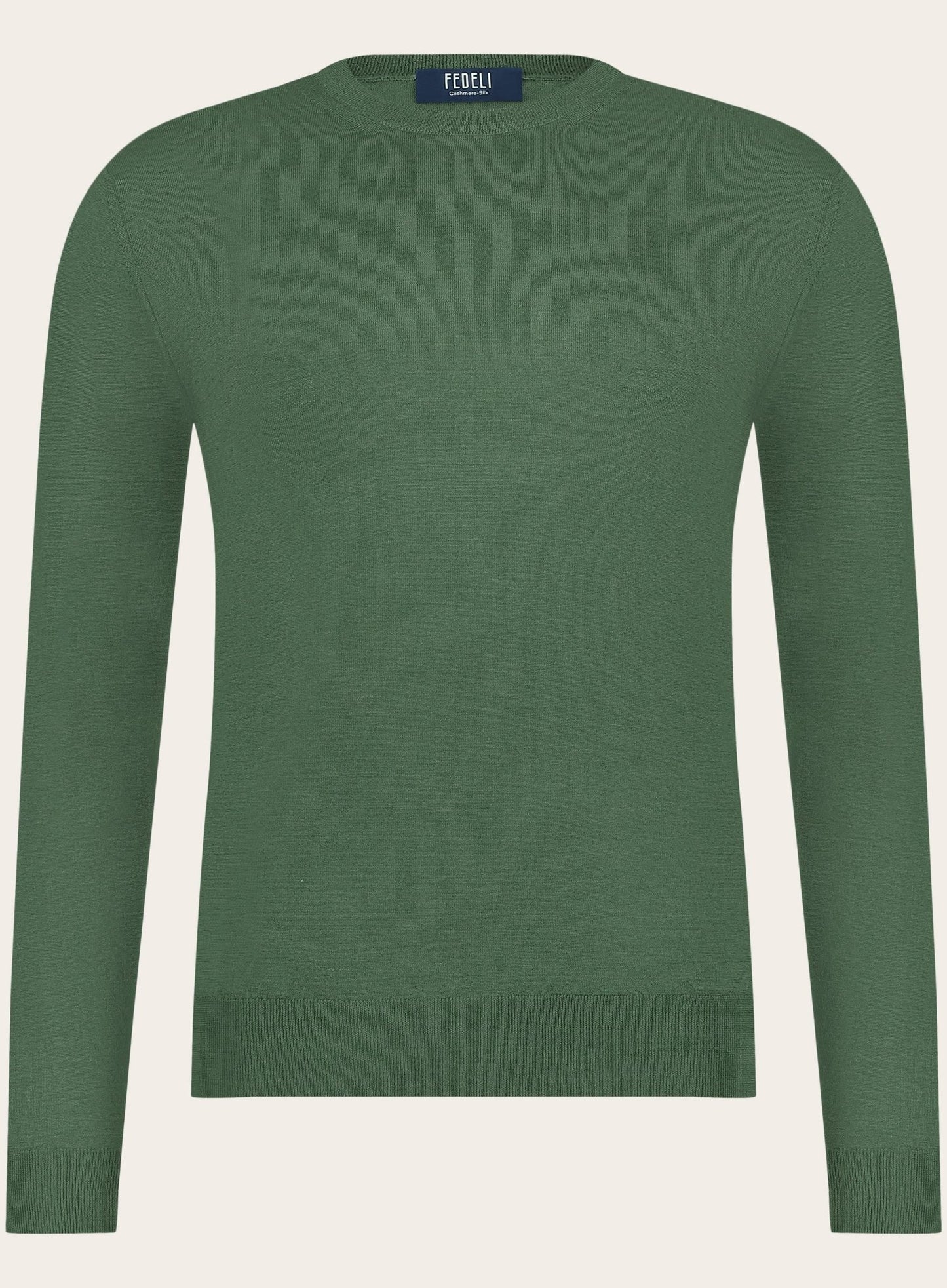 Crewneck van cashmere | Groen