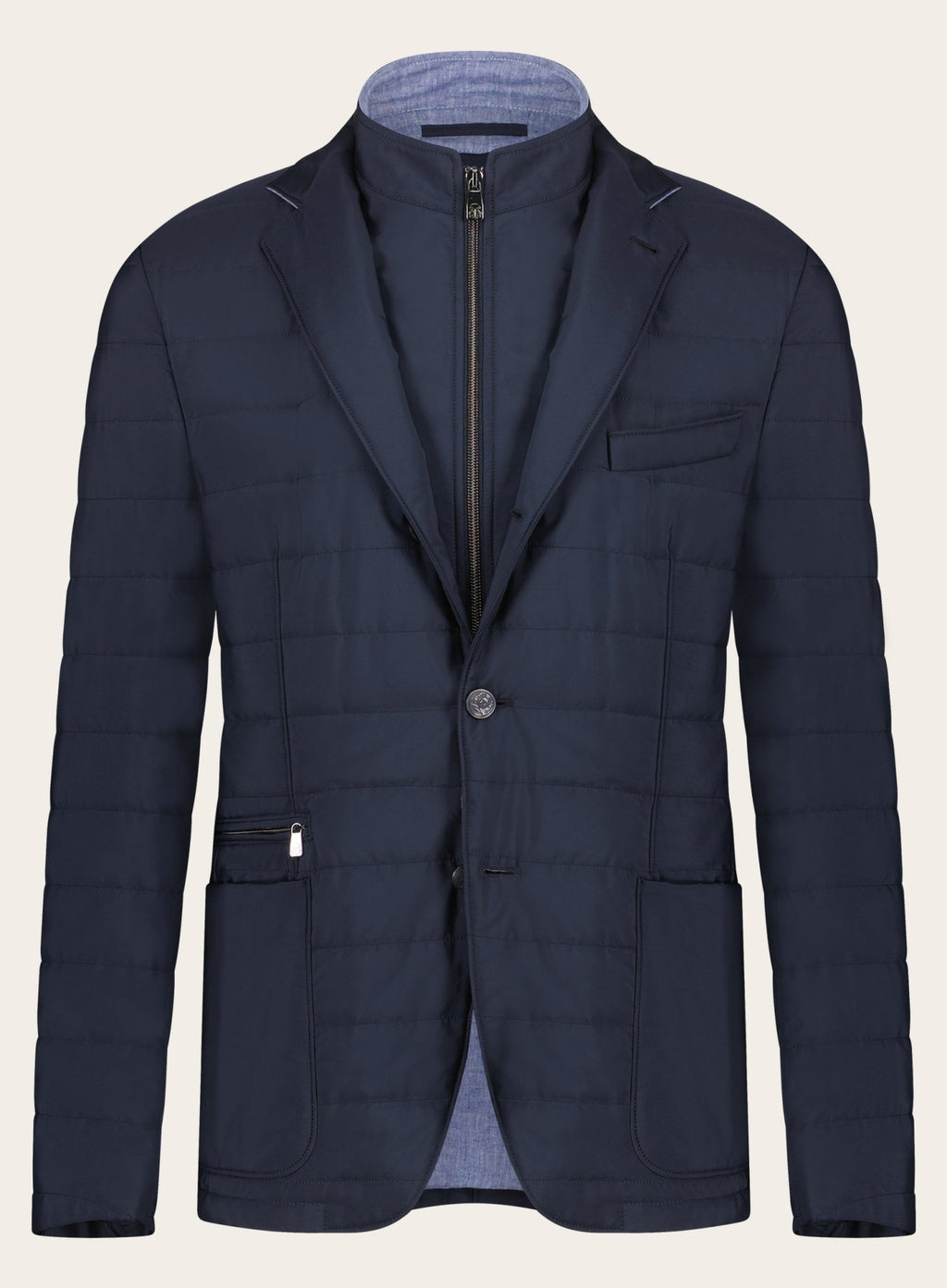 Gewatteerd jack met uitneembaar binnenwerk | BLUE NAVY
