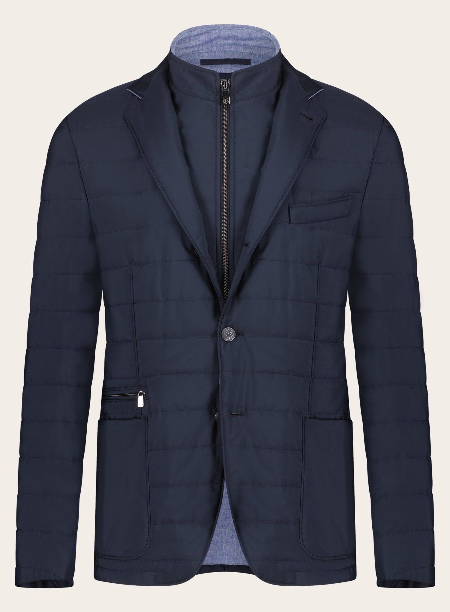 Gewatteerd jack met uitneembaar binnenwerk | BLUE NAVY