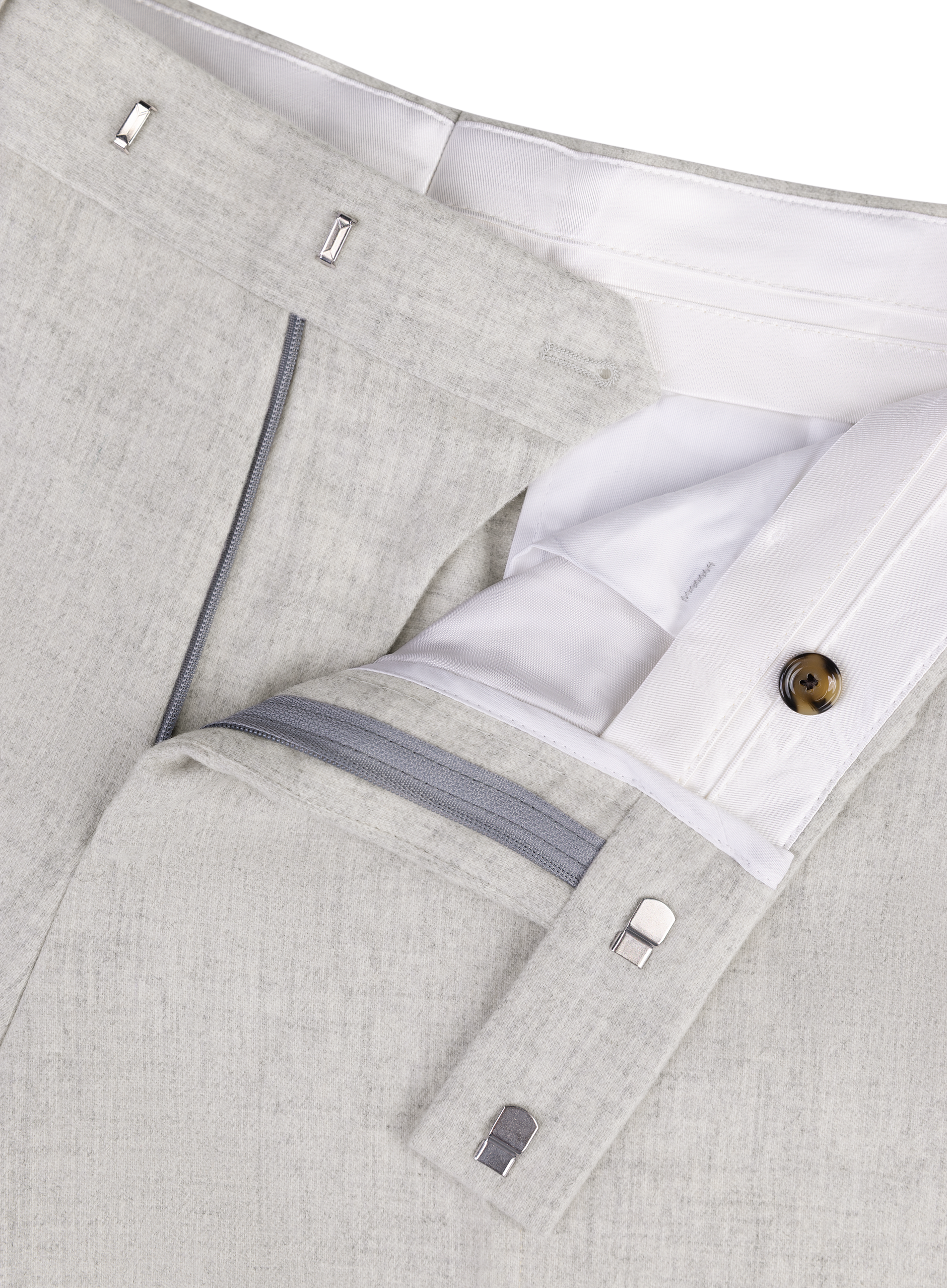 Pantalon van wol en cashmere | FULL_WIDTH | L.Grijs