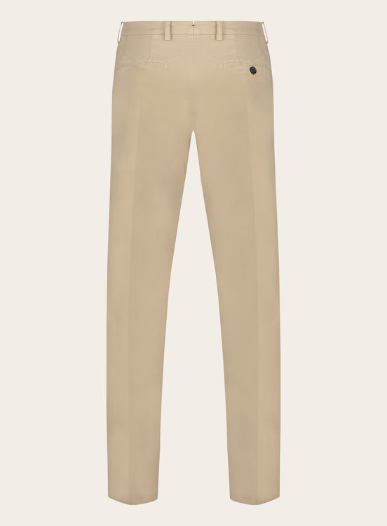 Pantalon van katoen | Beige