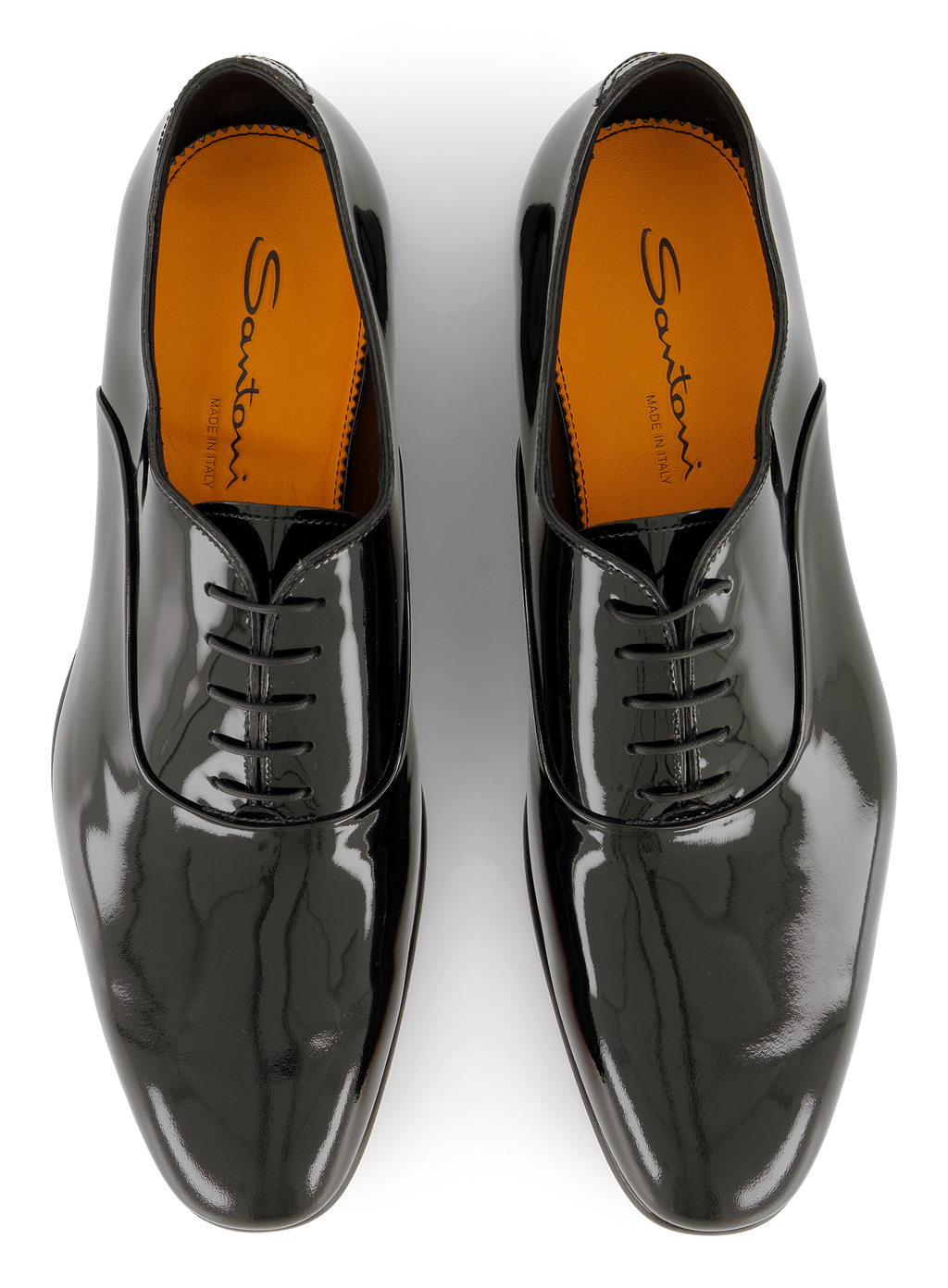 Veterschoenen van leer | Zwart