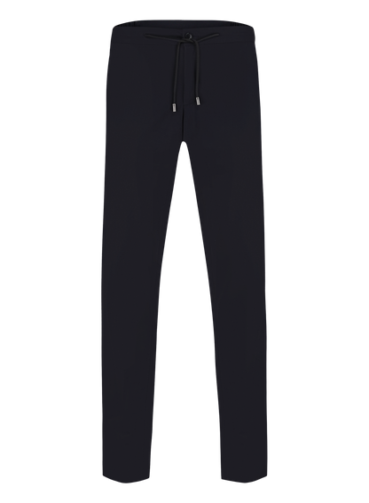 Jog pantalon met stretch | BLUE NAVY