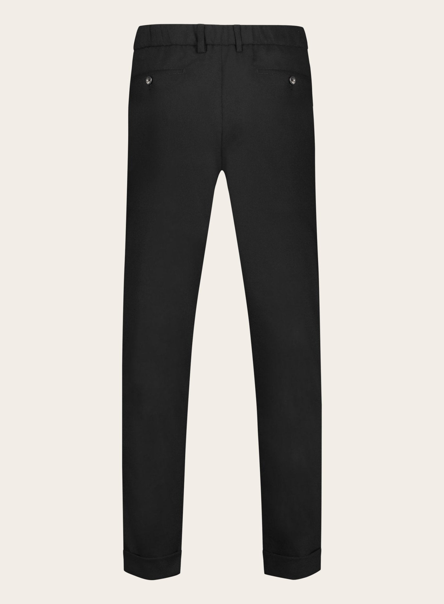 Pantalon van scheerwol en cashmere | Zwart