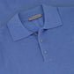 Poloshirt met lange mouwen van cashmere en zijde |  L.Blauw