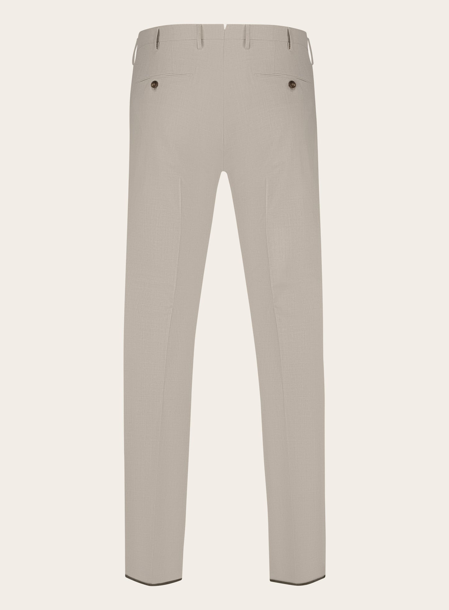 Pantalon van wol | Beige