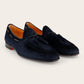 Tassel loafers van suède | BLUE NAVY