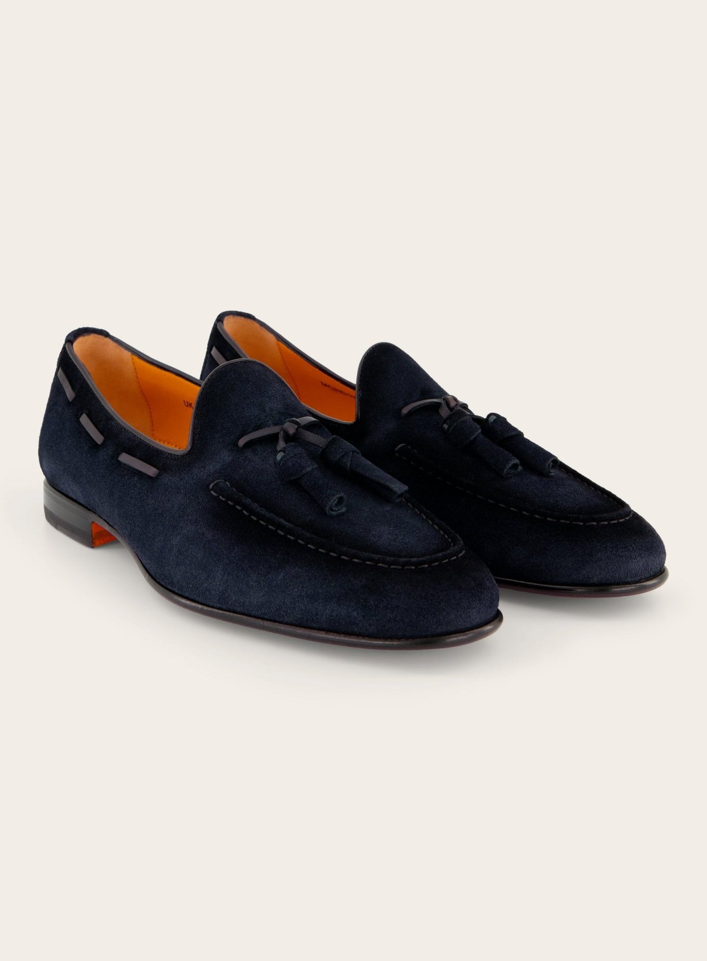 Tassel loafers van suède | BLUE NAVY