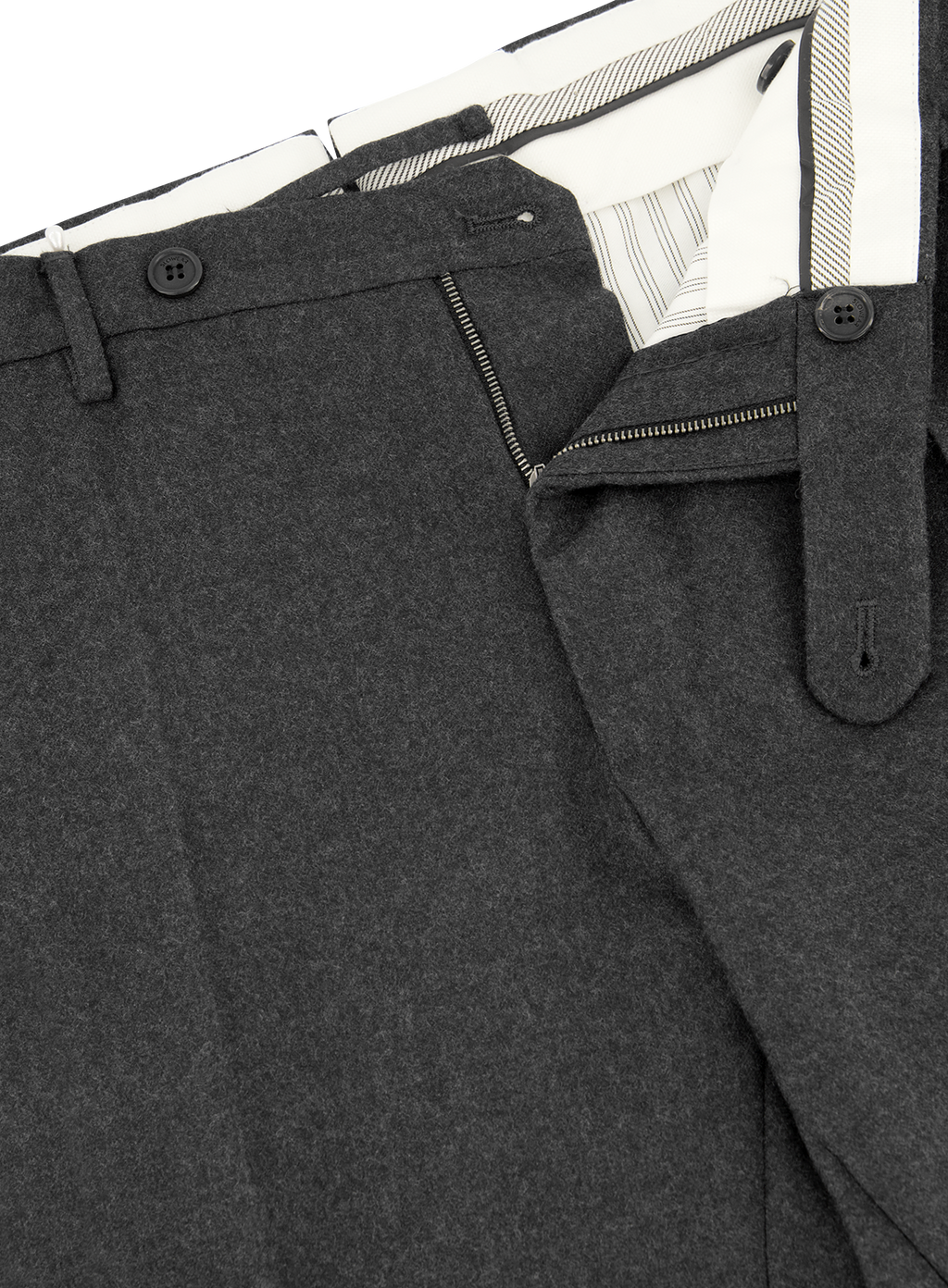 Pantalon van wol | FULL_WIDTH | Antraciet