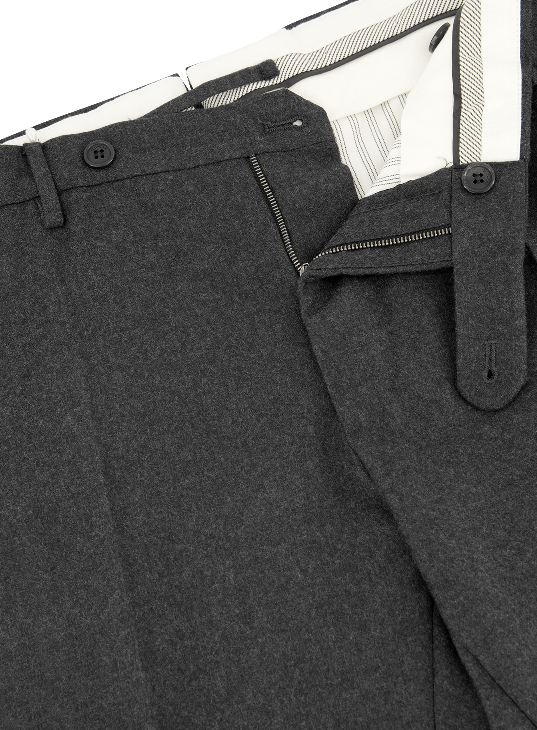 Pantalon van wol | FULL_WIDTH | Antraciet