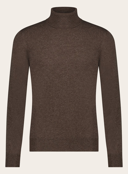 Coltrui van wol en cashmere | Bruin