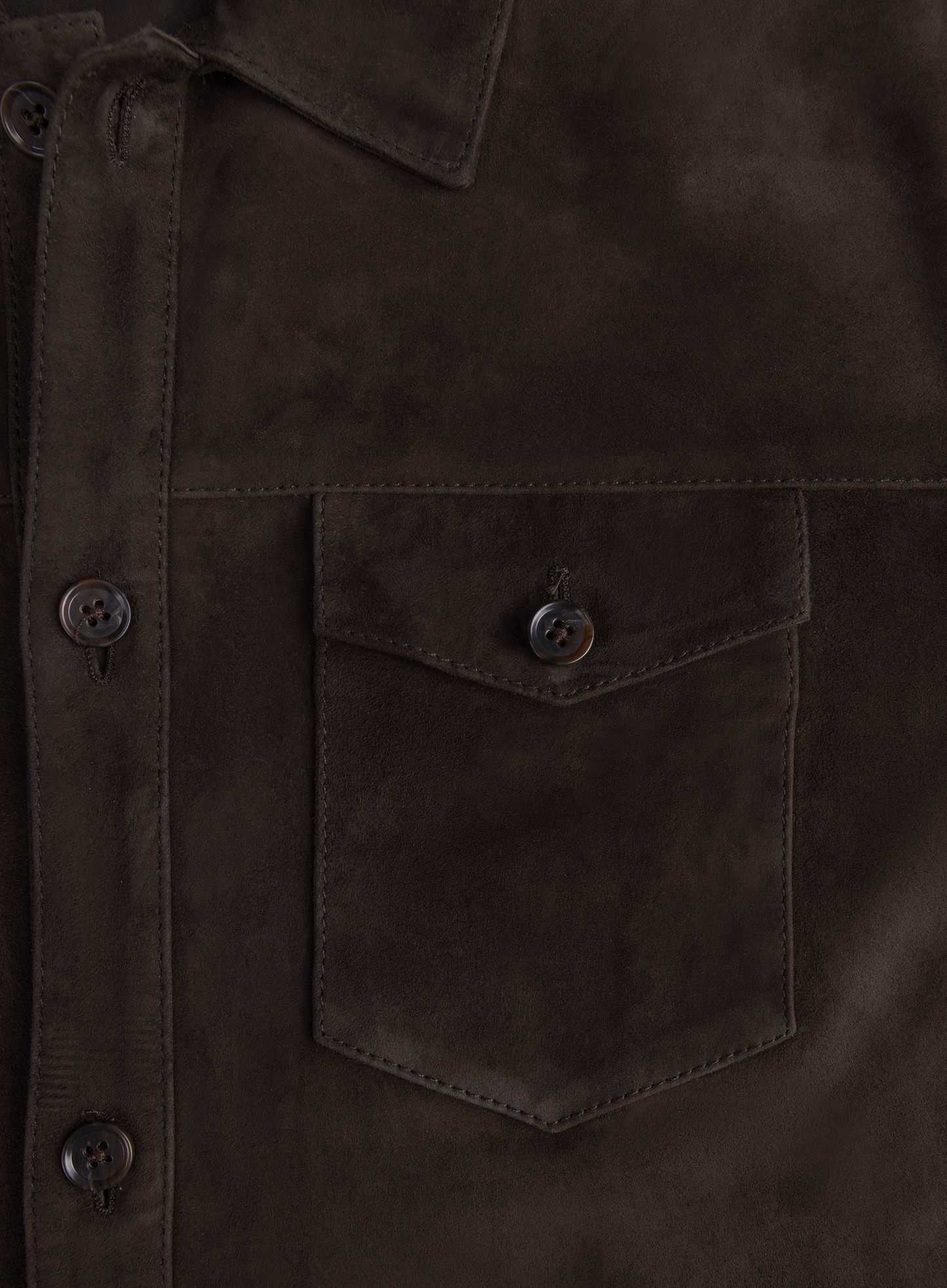 Dex overshirt van suėde | FULL_WIDTH | D.Bruin