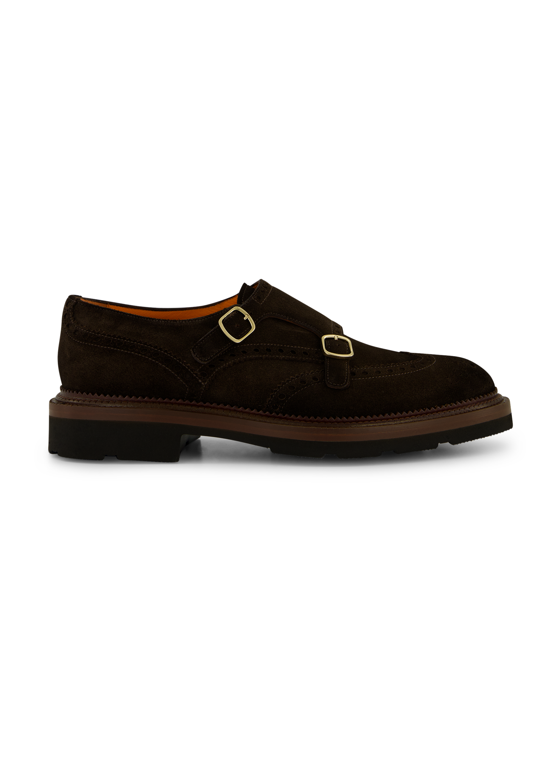 Dubbele gesp brogue-schoen | D.Bruin