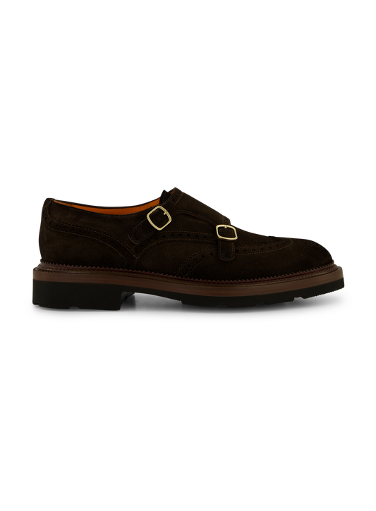 Dubbele gesp brogue-schoen | D.Bruin