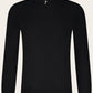 Half-zip trui van wol | Zwart