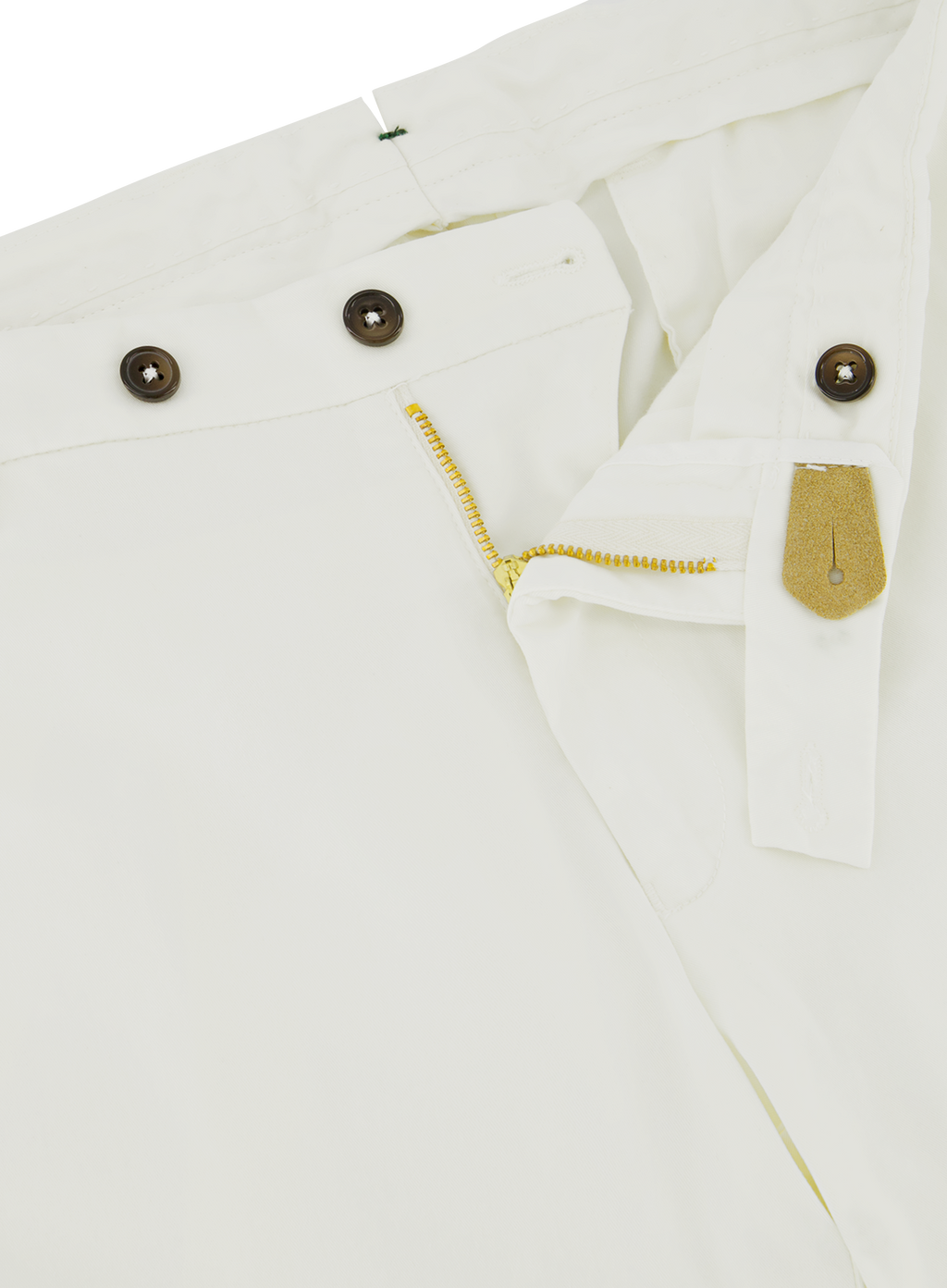 Pantalon van katoen en elastaan | FULL_WIDTH | Wit