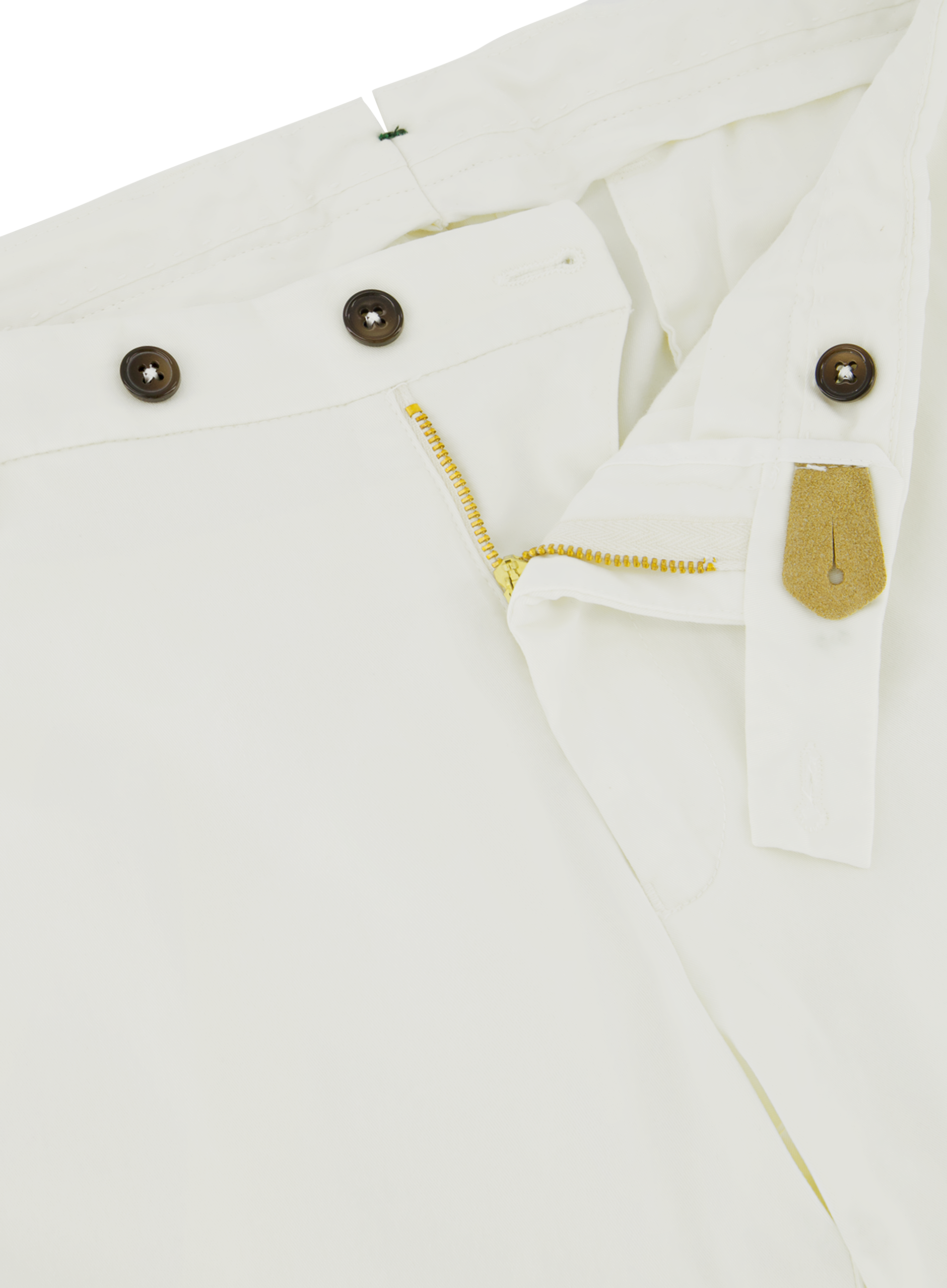 Pantalon van katoen en elastaan | FULL_WIDTH | Wit