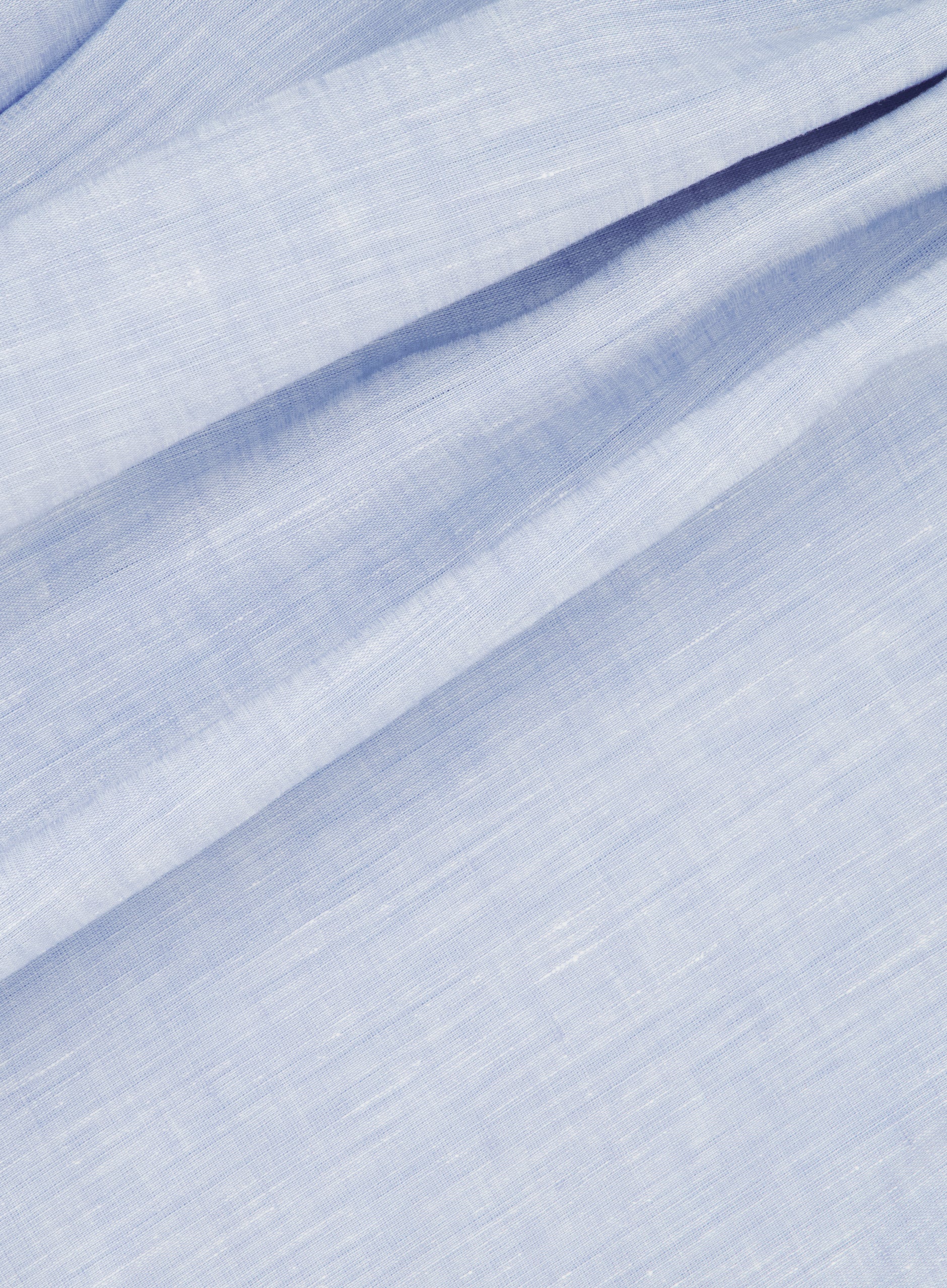 Stretch shirt van linnen | L.Blauw