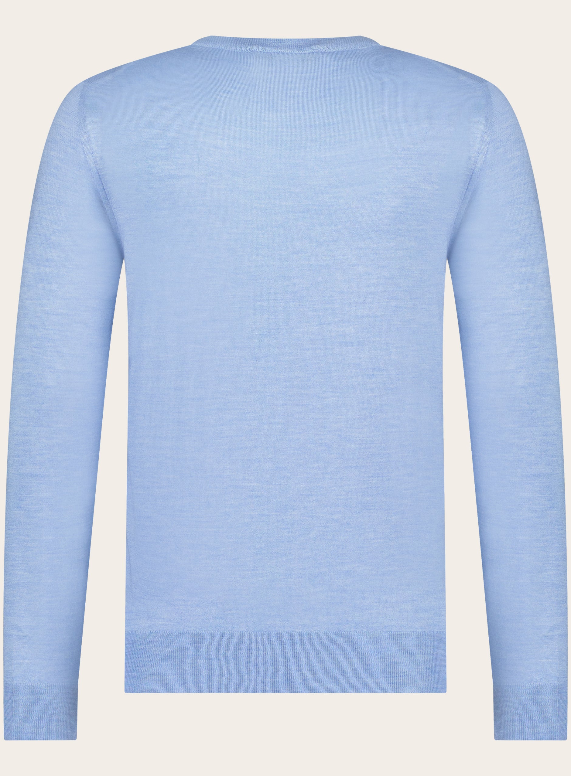 Slim-fit Argentina trui van cashmere en zijde | L.Blauw