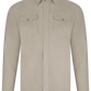 Rocco overshirt van suède | Beige