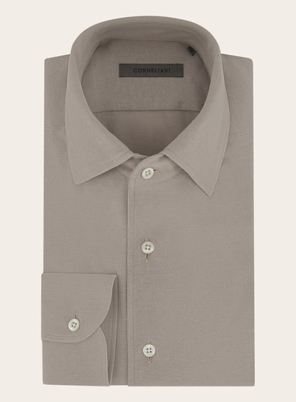 Shirt van katoen | Beige