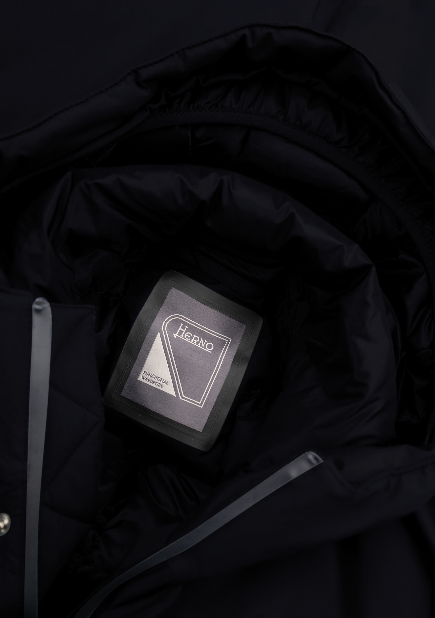 Waterafstotende jas | FULL_WIDTH | BLUE NAVY