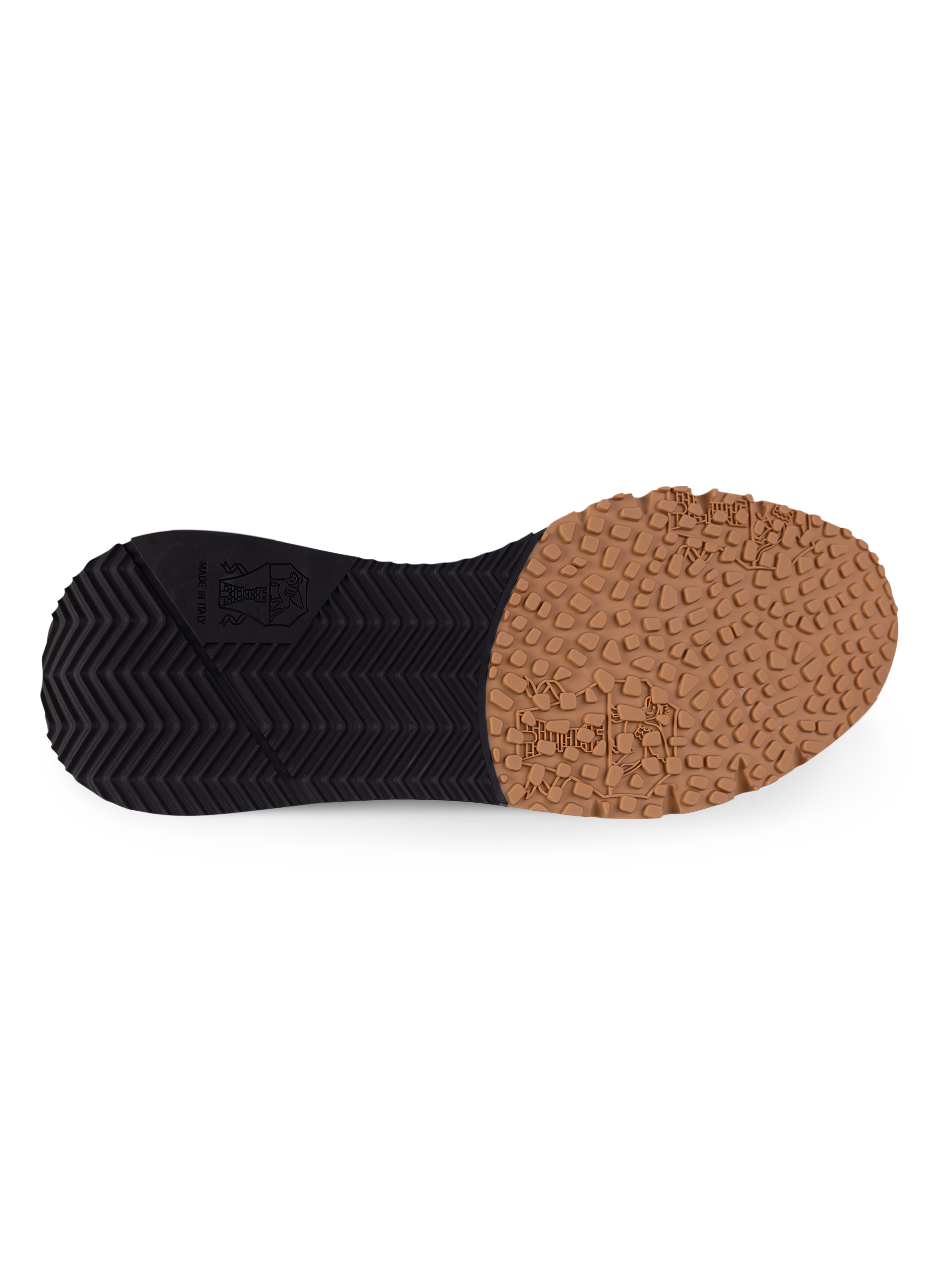 Knitted low-top sneakers | Zwart Melee
