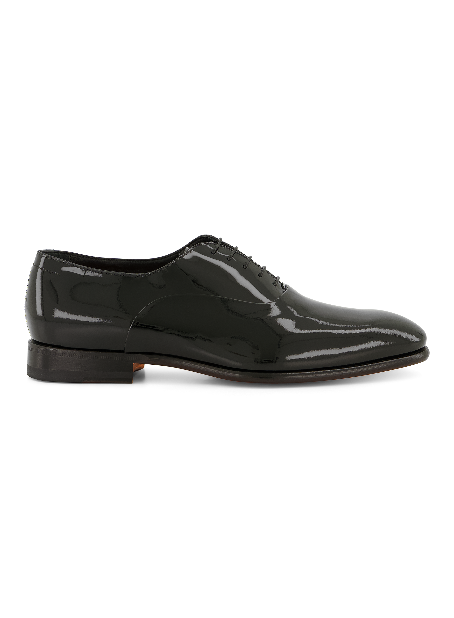 Veterschoenen van leer | Zwart