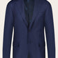 Regular-fit virgin wollen twill pak | BLUE NAVY