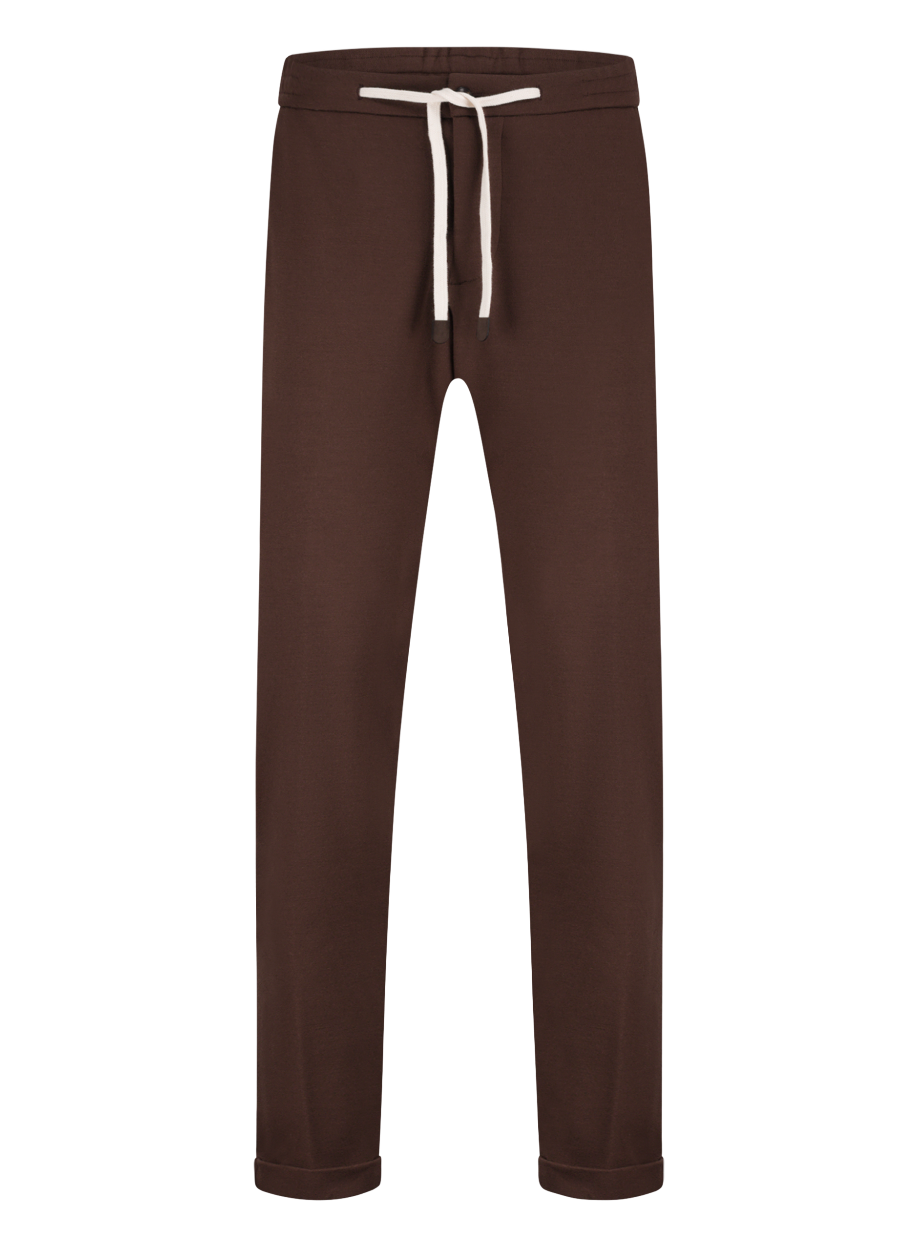 Jog pantalon van wol en cashmere | Bordeaux