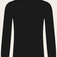 Half-zip van wol en cashmere | Zwart