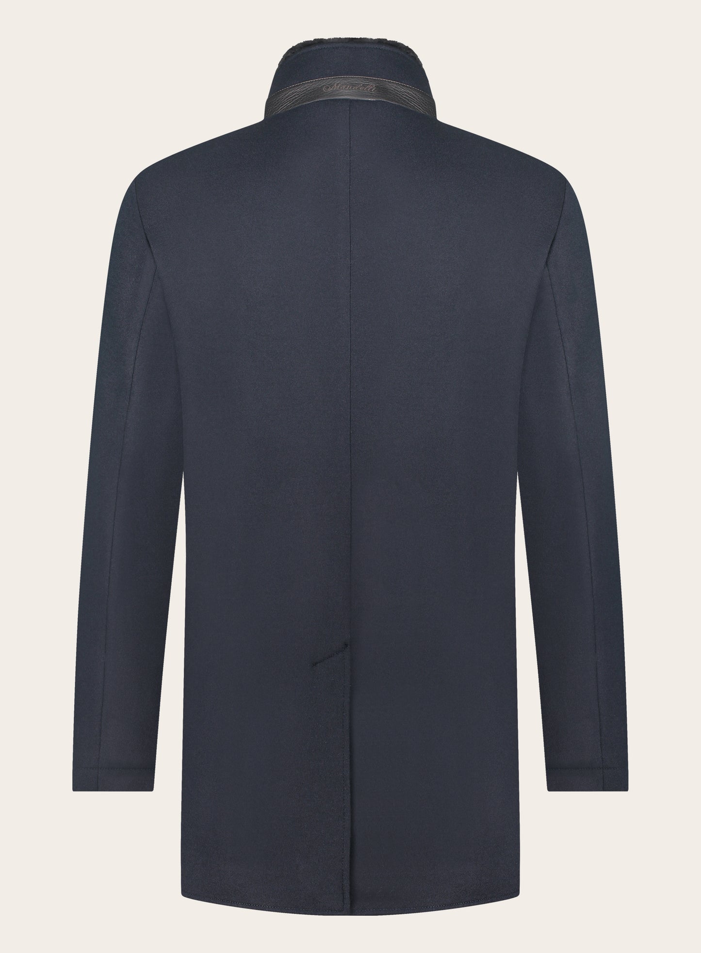 Wollen-cashmere mantel | BLUE NAVY