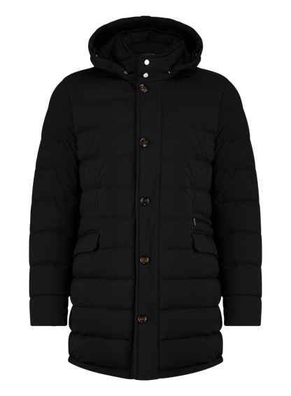 Waterafstotende jas met donsvulling | BLUE NAVY