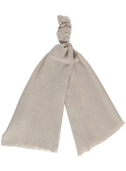 Shawl van wol | Beige