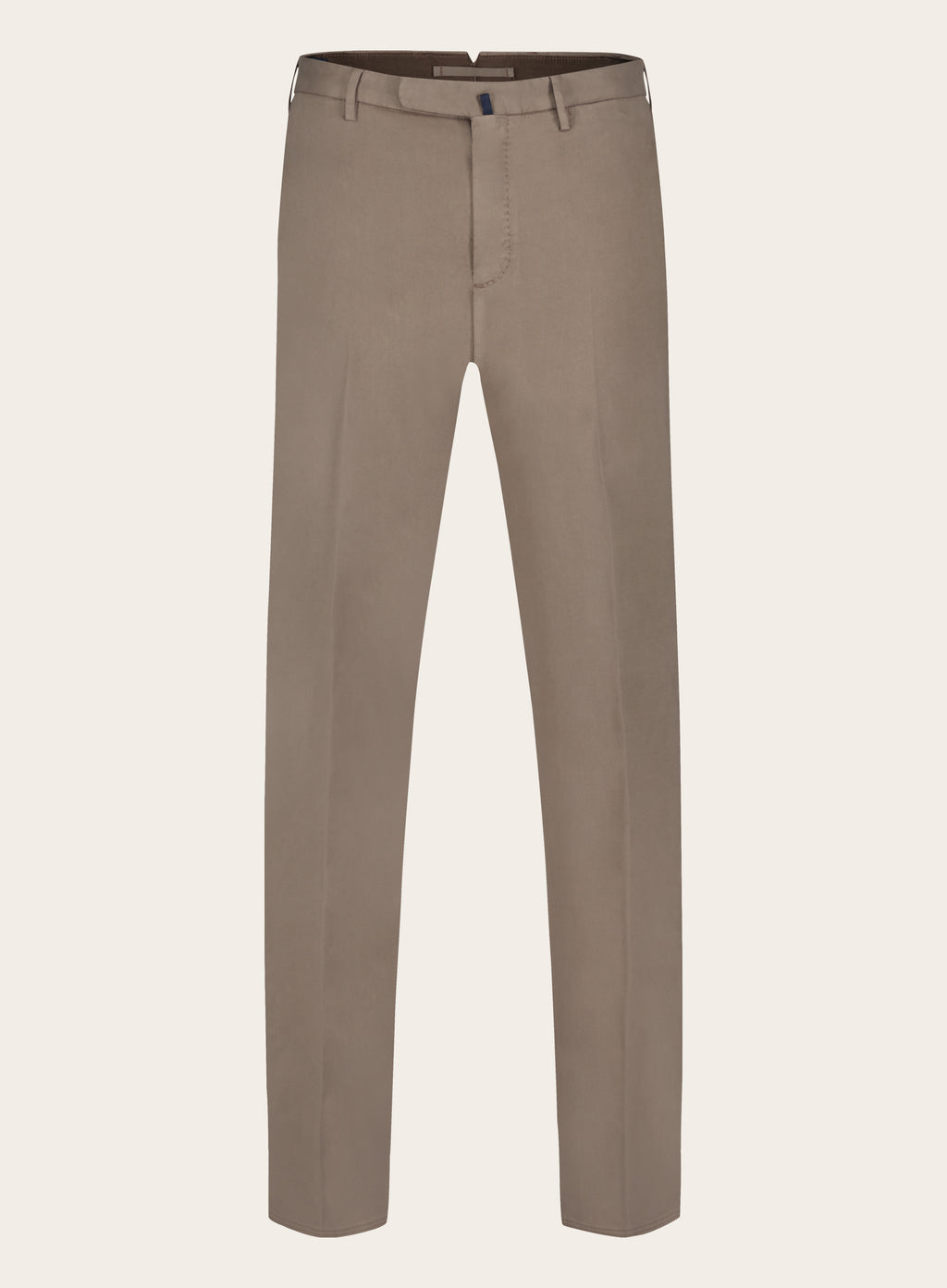 Slim-fit chino van katoen | TAUPE