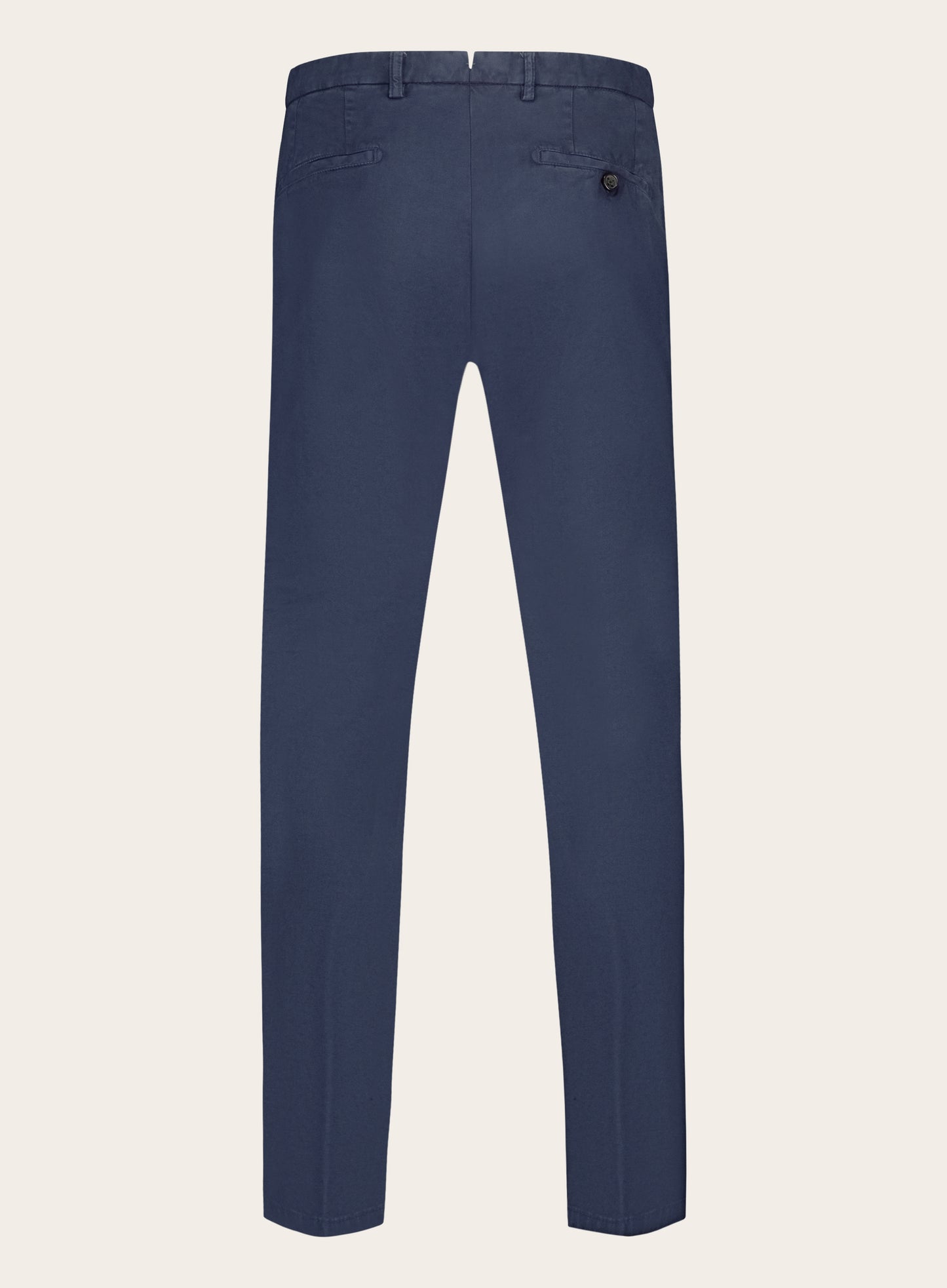 Pantalon van katoen en elastaan | BLUE NAVY