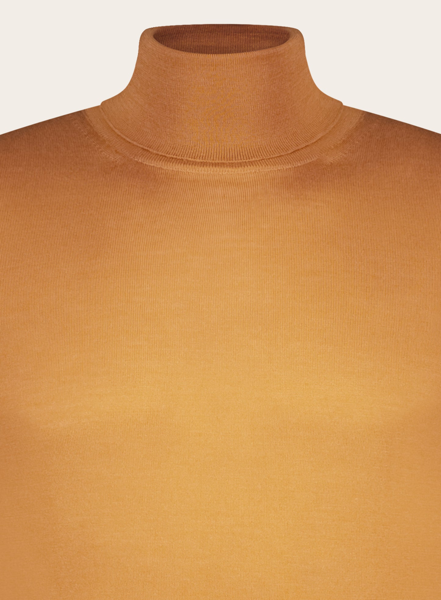 Slim-fit coltrui van cashmere en zijde | Oranje
