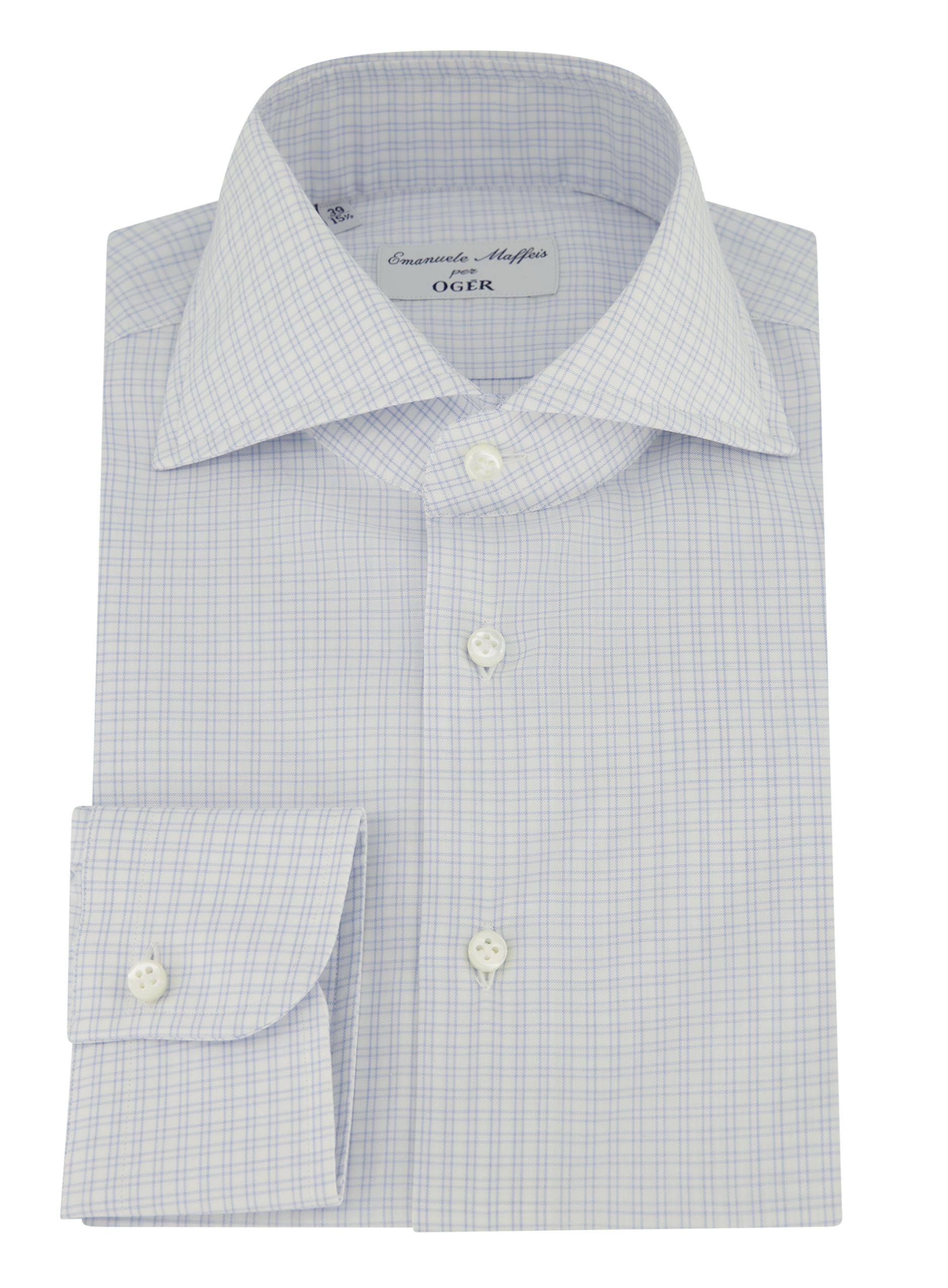 Geruit shirt van katoen | L.Blauw