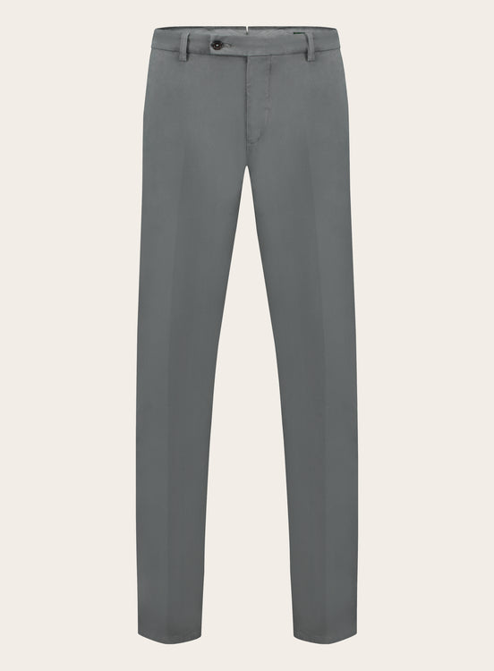 Pantalon van katoen | Grijs