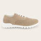 Knitted sneakers van cashmere | Beige