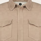 Robert overshirt van suède | Beige