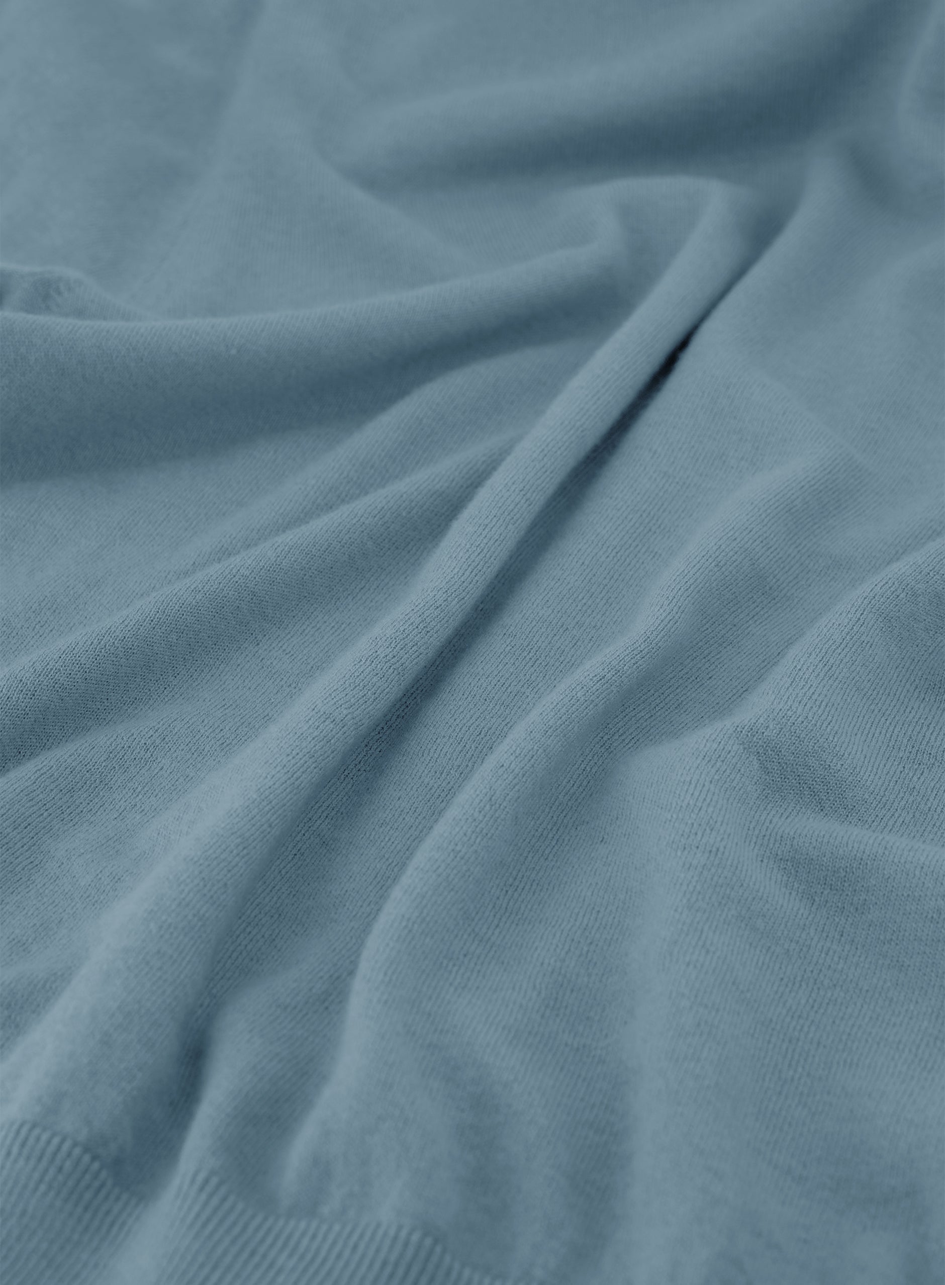 Ritsvest van cashmere en zijde | FULL_WIDTH | Aqua