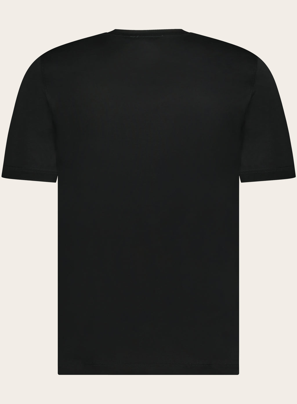 T-shirt van katoen | Zwart