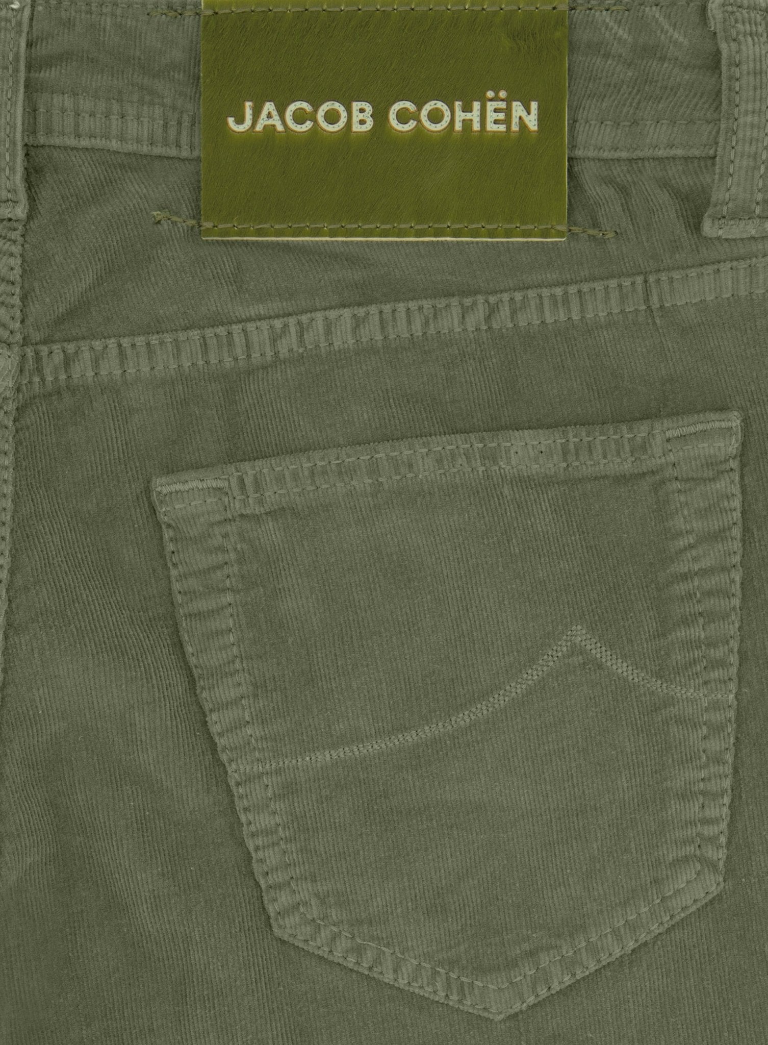 Nick Slim-fit Geribde Jeans | FULL_WIDTH | Groen