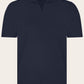 Buttonless polo van katoen | BLUE NAVY