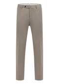 Pantalon van wol en zijde | TAUPE